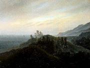 Caspar David Friedrich View of the Baltic oil on canvas